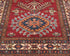 12 Feet Red Kazak Afghan Hand Knotted Wool Runner Rug